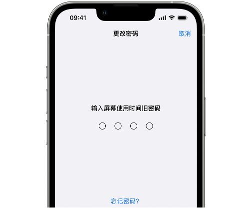 许昌iPhone屏幕维修分享iPhone屏幕使用时间密码忘记了怎么办 