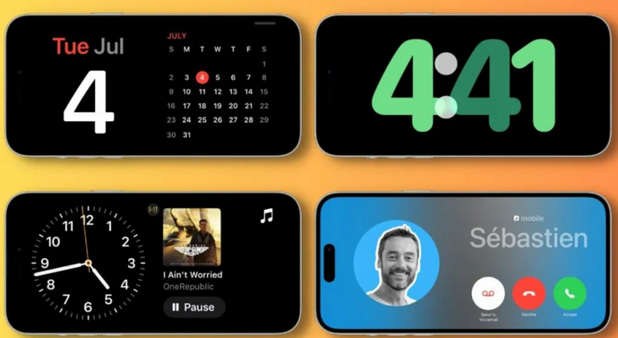 许昌苹果手机维修分享iOS17横屏充电待机显示有什么好处 