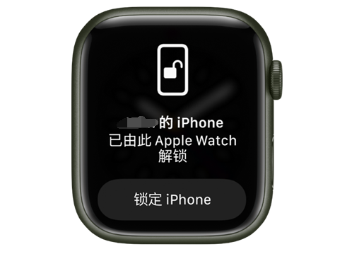 许昌苹果手机维修分享用 AppleWatch 解锁配备面容 ID 的 iPhone方法 